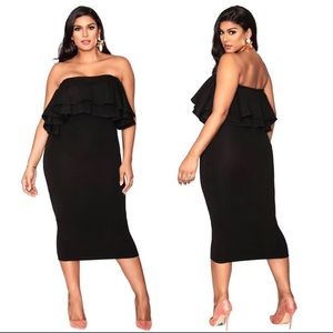 Rue 107 Bodycon Black dress